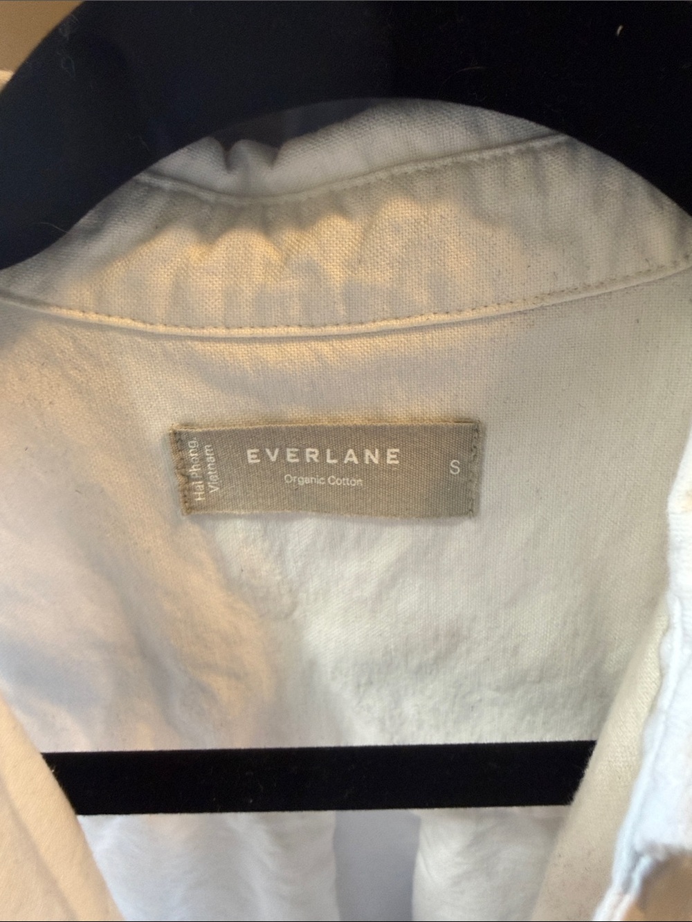 Everlane White Boxy Organic Cotton Button-Up Shirt - Picture 2 of 5